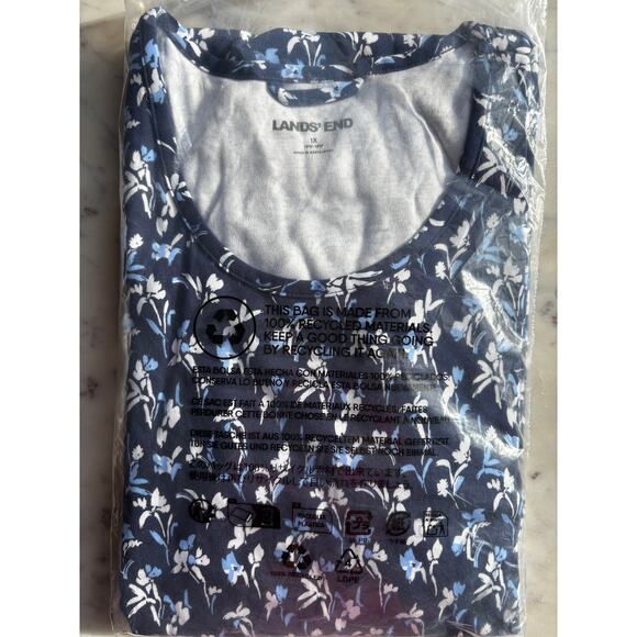 LE Women's Soft Cotton Long Sleeve Mid-Calf Nightgown| Comfort Sleep Dress - Picture 7 of 7